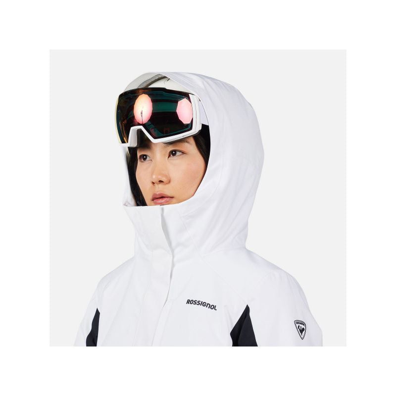 ROSSIGNOL W VELIKA INSULATED JKT women's ski jacket white