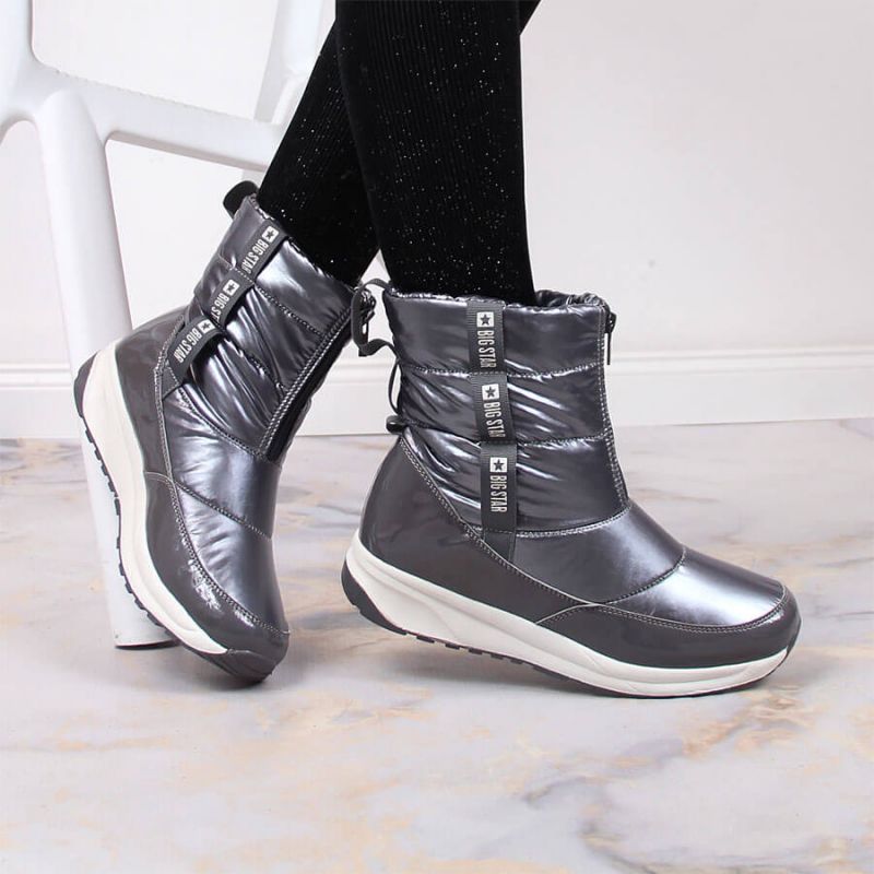 Metallic insulated snow boots Big Star W INT1785A Footwear/Lifestyle Your Sports Performance