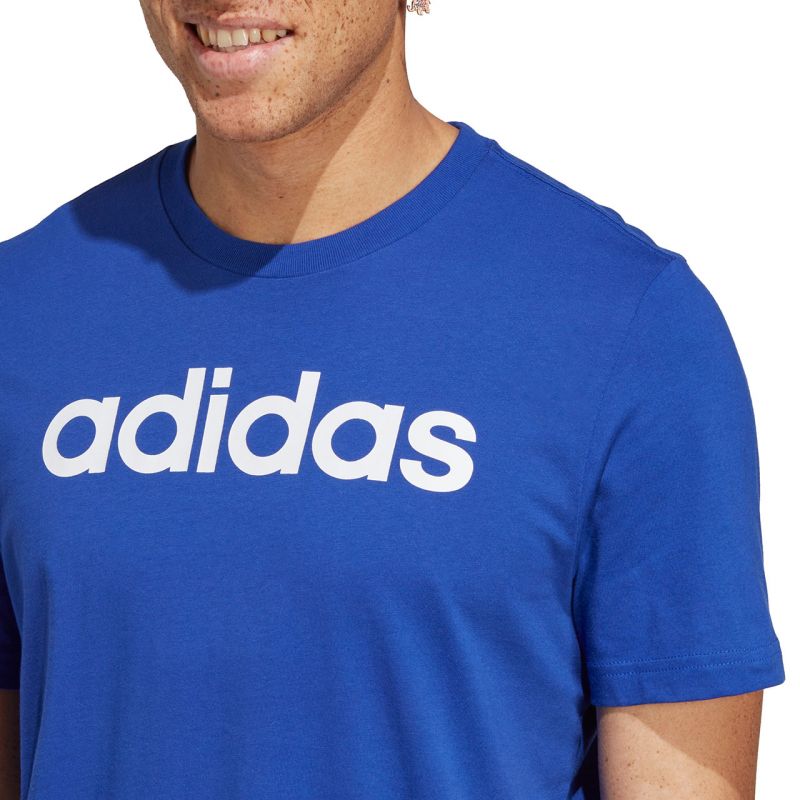 adidas Essentials Single Jersey Linear Embroidered M IC9279 Clothing/Lifestyle/T-shirts Adidas