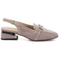 Women's patent leather sandals in beige Artiker 56C1996 Artiker