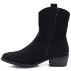 Women’s Black Openwork Ankle Boots M.Daszyński MR2353-23