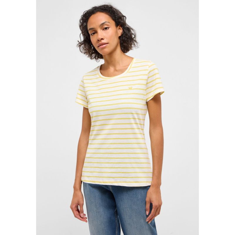 Mustang women's striped T-shirt WINONA 1017488 12844 Mustang
