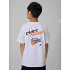 Boys' regular-fit printed T-shirt 4F 4FJRAW26TTSHM4343-10S
