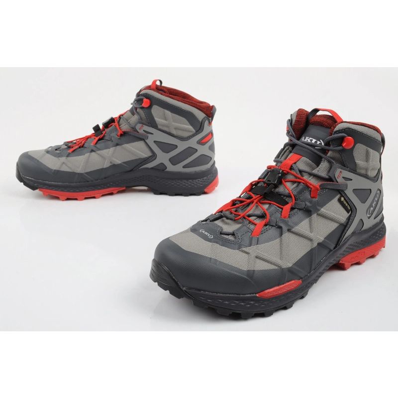 Aku Rocket Gore-tex Men's Hiking Boots, Gray Red To be categorized Your Sports Performance