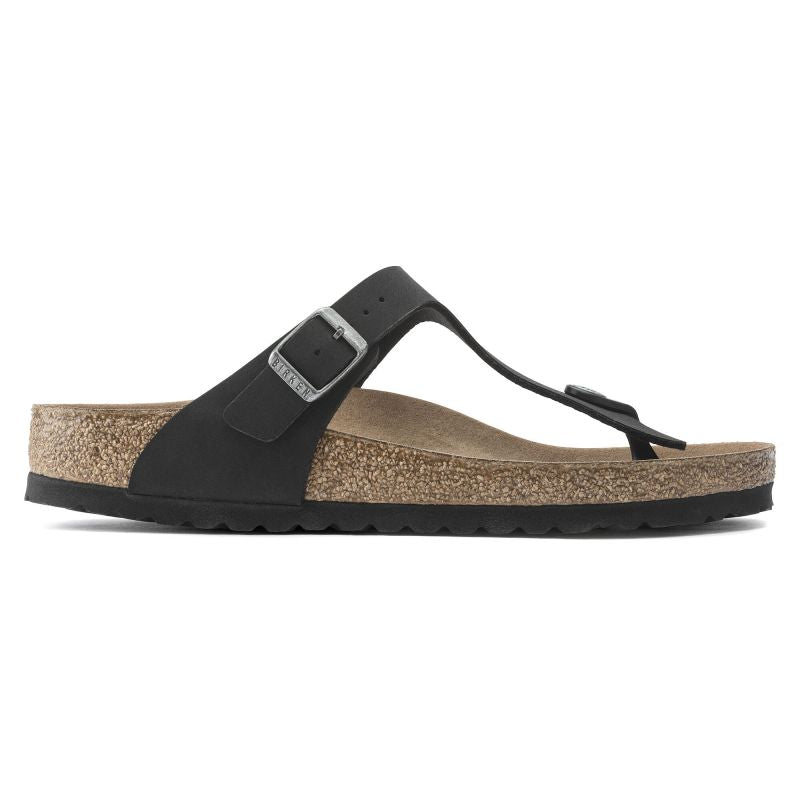 Birkenstock Gizeh Birko-Flor Women's Narrow Black Flip-Flops for Narrow Feet Vegan Black (1020487) Footwear/Lifestyle/Brinkenstock/Japonki Birkenstock