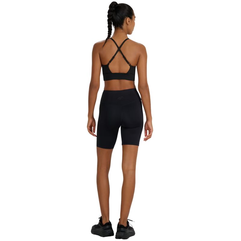Women's shorts 4F FNK F079 deep black 4FWMM00TFSTF079 20S In preparation Your Sports Performance