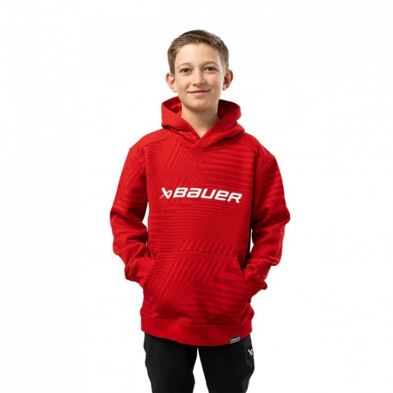 Bauer Graphic Stripe Hoody Jr 1062303 Clothing/Lifestyle/Adler Bauer