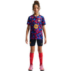 Nike FC Barcelona Kids' T-Shirt Burgundy and Blue II1752 621