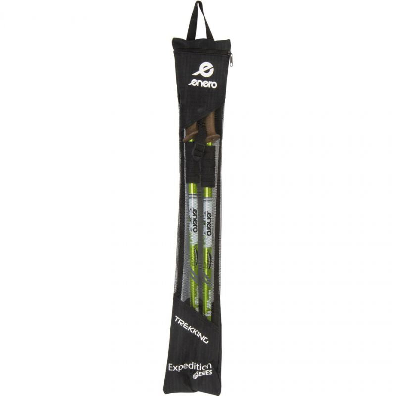Enero Expedition trekking poles with cover, green 338696 Accessories Your Sports Performance