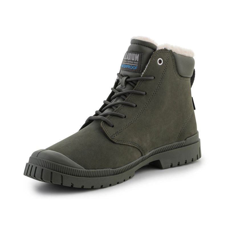 Palladium SP20 Cuff Leather Waterproof WL U 79067-325-M Olive Night shoes Footwear/Lifestyle/Palladium Your Sports Performance