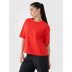 Women's regular waffle knit T-shirt 4F 4FRSS25TTSHF2651-62S 4f