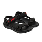 Lee Cooper women's shoes with velcro straps for summer beach sandals, lightweight black Lee Cooper