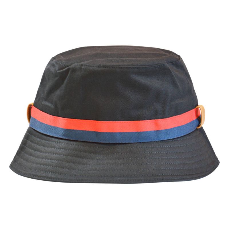 Tommy Hilfiger Established Tape Bucket Hat Black - AM0AM08271-0GJ Odzież/Czapki/Czapki z daszkiem Your Sports Performance