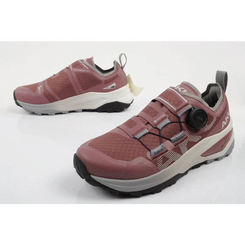 Aku women's trial trekking shoes Furiosa BOA GTX Vibram fashionable pink