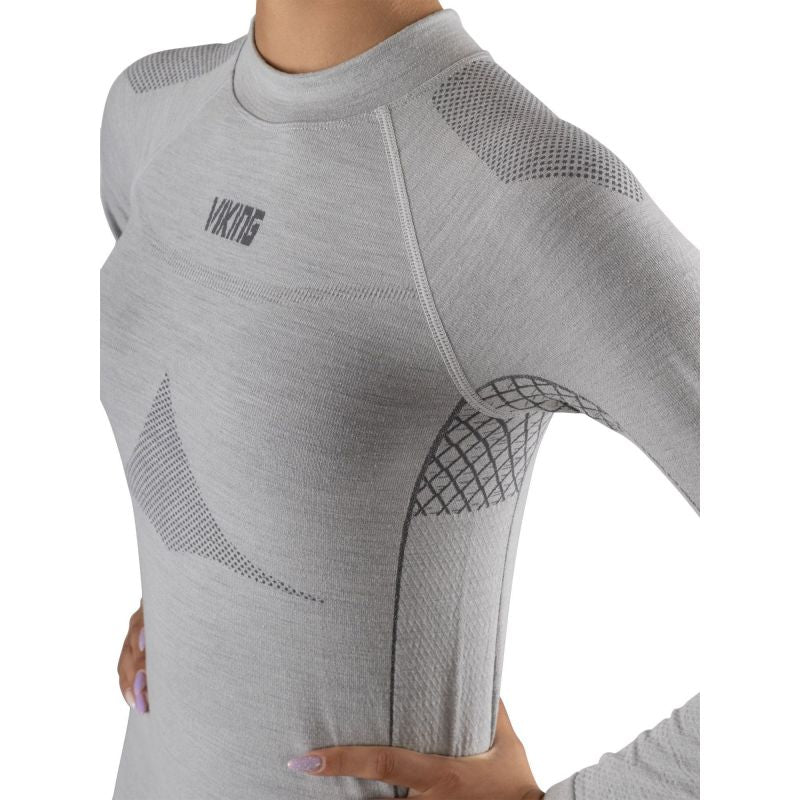 Viking Lava Lady women's thermal underwear set made of merino wool, trousers and blouse (500/24/5522/0200) In preparation Your Sports Performance