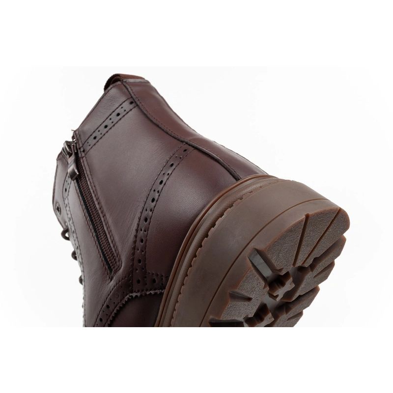 Lee Cooper men’s shoes elegant brown leather Chelsea boots