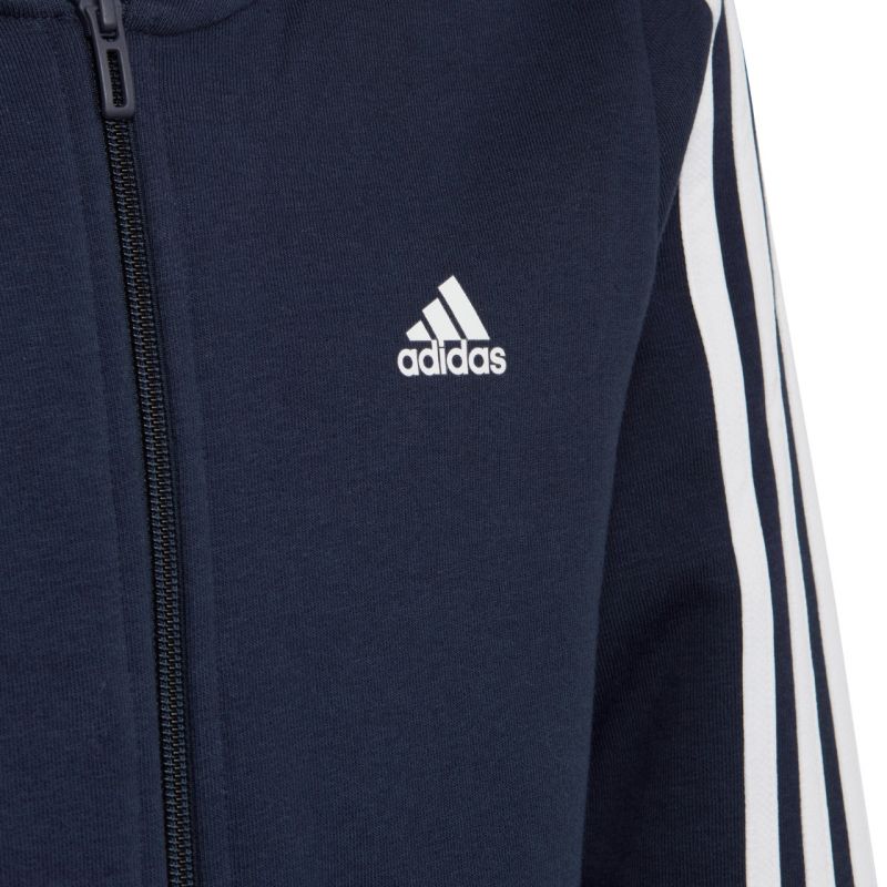 adidas Essentials 3-Stripes Fleece Full-Zip Hoodie Jr IC0600 Clothing/Lifestyle Adidas