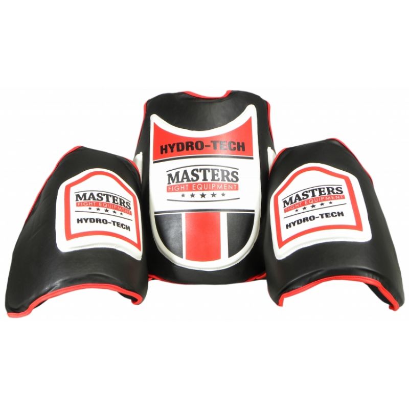 (W) Abdominal and thigh protector OBU-4 white and black In preparation Your Sports Performance