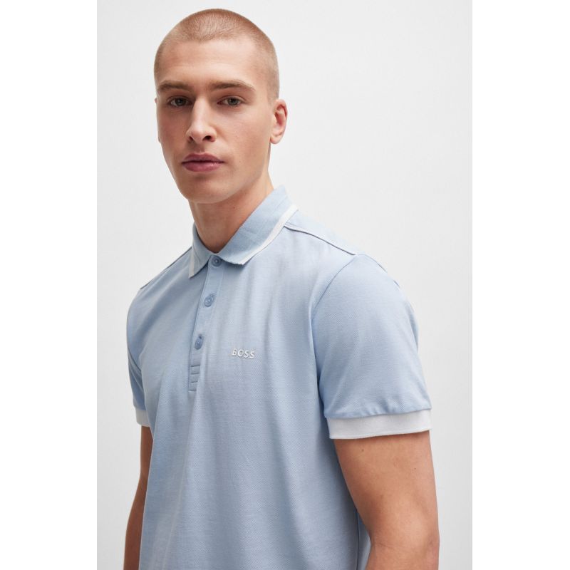 BOSS Paddy 1 Bright Purple Regular Fit Men's Polo Shirt (50512995-527) Boss