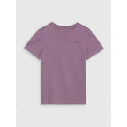 Regular plain girls' T-shirt 4F 4FJWSS25TTSHF2177-51S *Kategoria tymczasowa Your Sports Performance