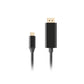 LANBERG CABLE USB-C(M)->DISPLAYPORT(M) 1M 4K 60HZ BLACK CA-CMDP-10CU-0010-BK In preparation Your Sports Performance
