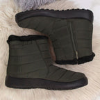 Waterproof snow boots with zipper NEWS W EVE181D khaki Footwear/Outdoor/News Your Sports Performance