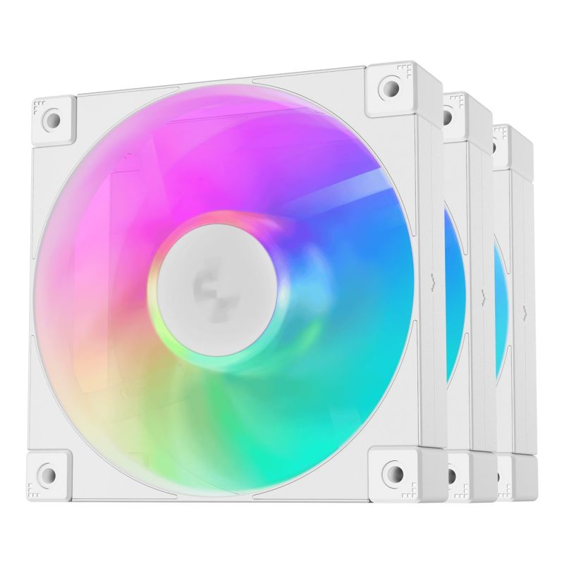 Deepcool R-FD12-BKAPN3-G ARGB-3 IN 1 Performance Fan 120mm Fan White 3-Pack Chłodzenie/Chłodzenie - wentylatory Your Sports Performance
