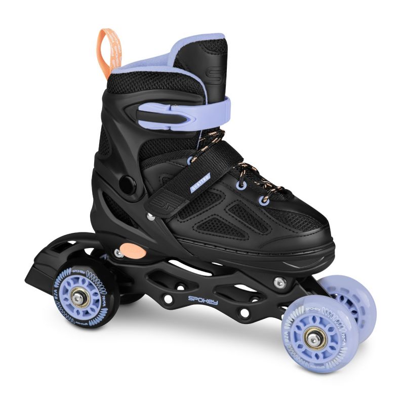 Spokey Quattro 4IN1 inline skates SPK-943431 size 38-41 BK/VT Accessories/Skating/Rolki (pozostałe) Your Sports Performance