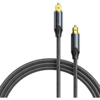 Vention Braided Optical Audio Cable with Aluminum Connector, 5m, Black Kable i adaptery/Kable optyczne Your Sports Performance
