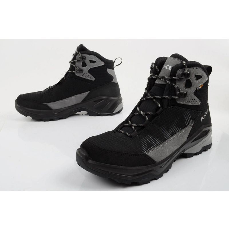 Aku men's trekking sports shoes Adapta Gore-tex leather gray black
