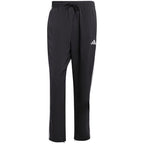 Men's adidas Essentials 3-Stripes Stanford Open Hem Pants Black JC8491