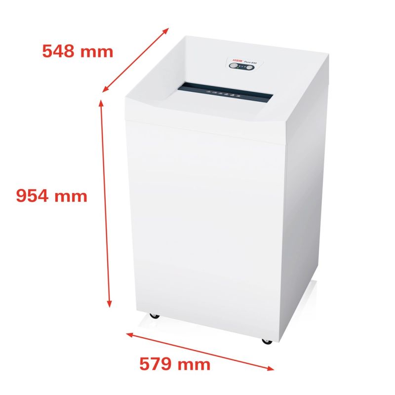 HSM Pure 830 Shredder, 150L 3.9 mm Urządzenia biurowe/Niszczarki Your Sports Performance