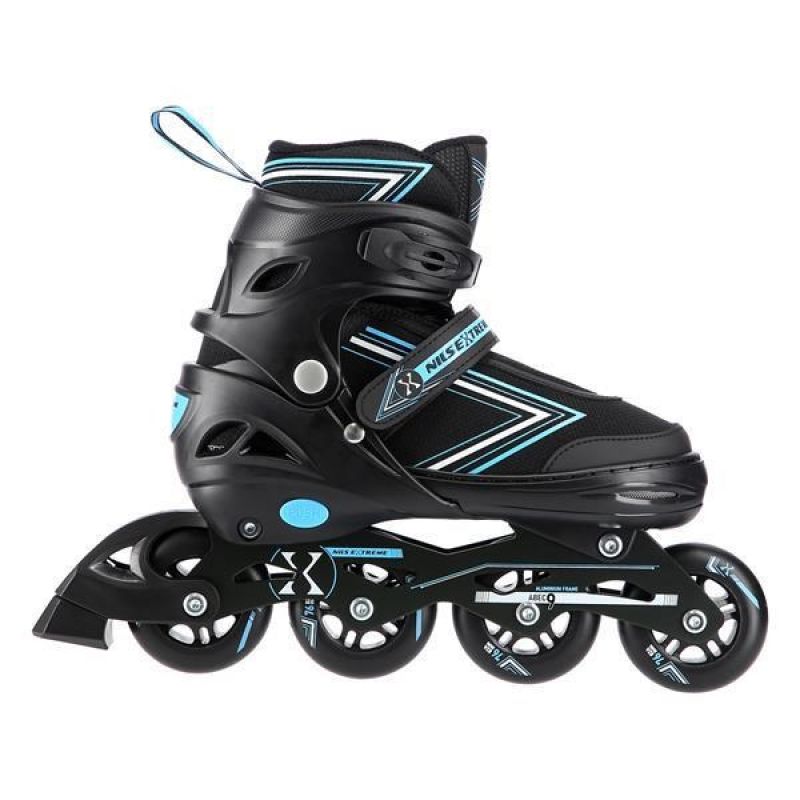 NILS EXTREME NH11912 A 2IN1 ROLLER SKATES BLACK-BLUE SIZE S (31-34) WITH REPLACEABLE HOCKEY BLADE Import z Action/Skating/Rolki, wrotki Your Sports Performance
