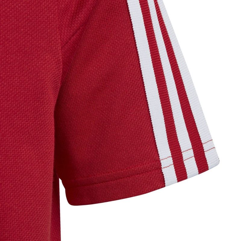 adidas Tiro 23 Competition Cotton Polo T-shirt for kids red HI4715 Clothing Your Sports Performance