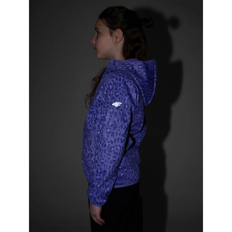Girls' softshell jacket, windproof membrane 5000, 4F 4FJRAW25TSOFF507-90A Clothing Your Sports Performance
