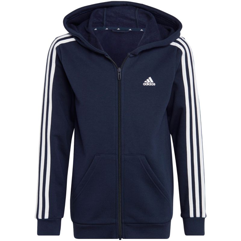 adidas Essentials 3-Stripes Fleece Full-Zip Hoodie Jr IC0600 Clothing/Lifestyle Adidas