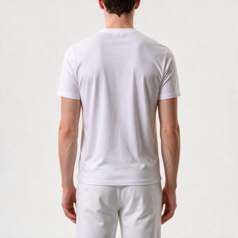Paul&Shark men's cotton T-shirt white 26411035-10 - classic cut, logo