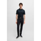 BOSS Parlay 143 BLU Men's Polo Shirt Classic Regular Fit Navy Blue (50515596-405) Boss