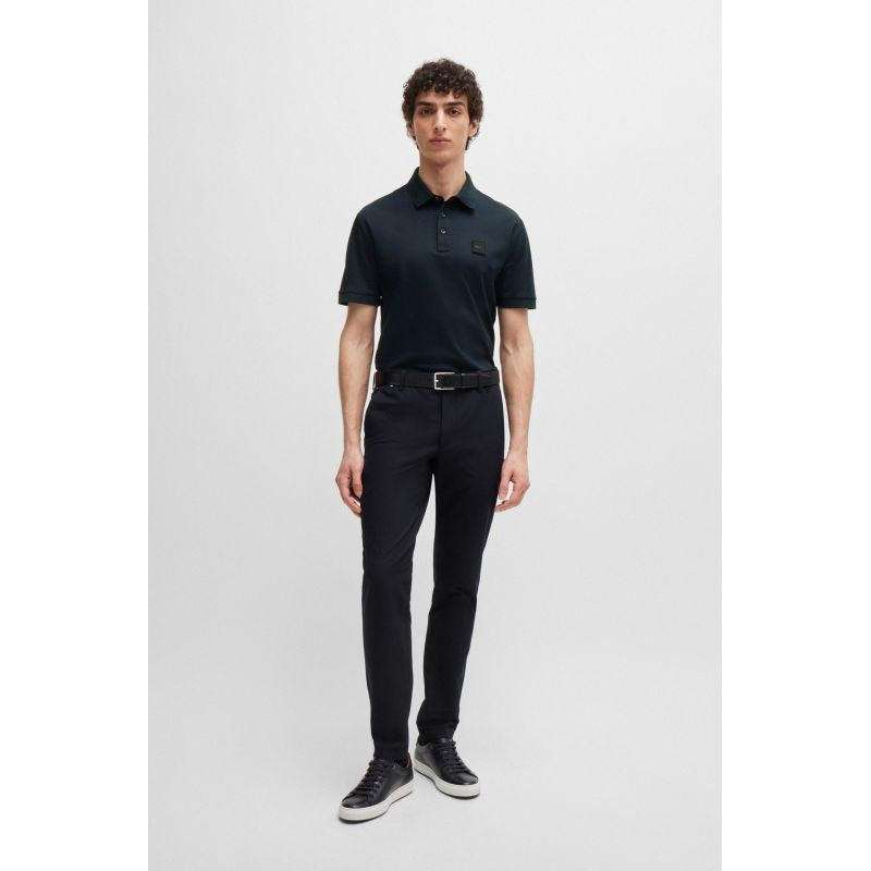 BOSS Parlay 143 BLU Men's Polo Shirt Classic Regular Fit Navy Blue (50515596-405) Boss