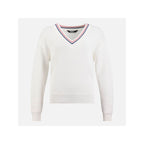 ROSSIGNOL Women's Sweater W Knitted V Neck White
