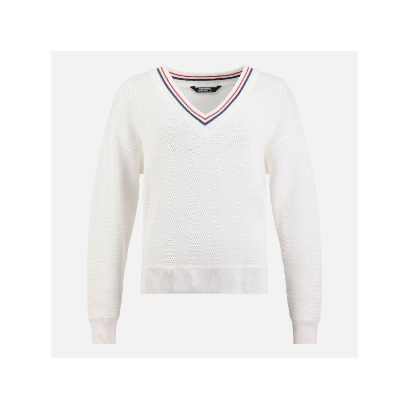 ROSSIGNOL Women's Sweater W Knitted V Neck White