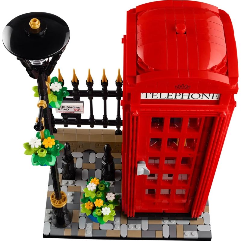 Lego 21347 Ideas - Red London Telephone Booth In preparation Your Sports Performance
