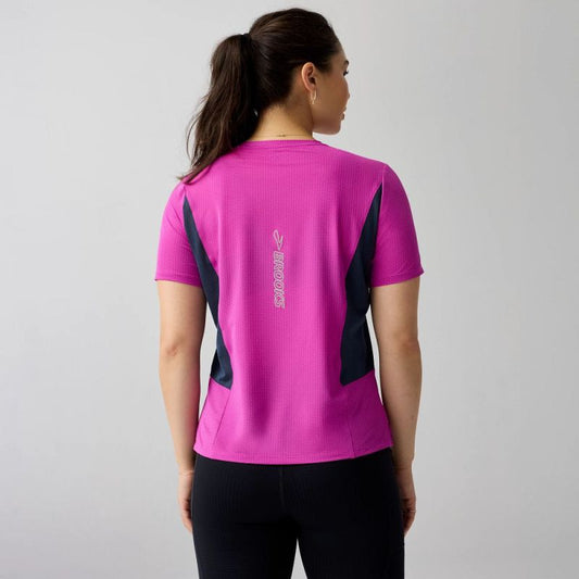 Women's High Point Short Sleeve 2.0 Pink Running Sweatshirt Import z Brooks/Brooks/Bluzy Your Sports Performance