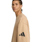 Men's adidas Essentials Loose Fit 3 Bar Logo Beige Sweatshirt JX5668 In preparation Adidas