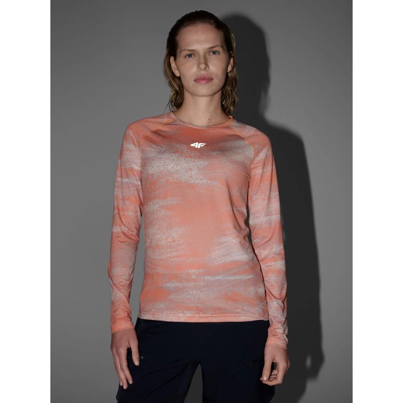 Women's quick-drying cycling longsleeve 4F 4FWSS25TFLOF344-70A *Kategoria tymczasowa Your Sports Performance