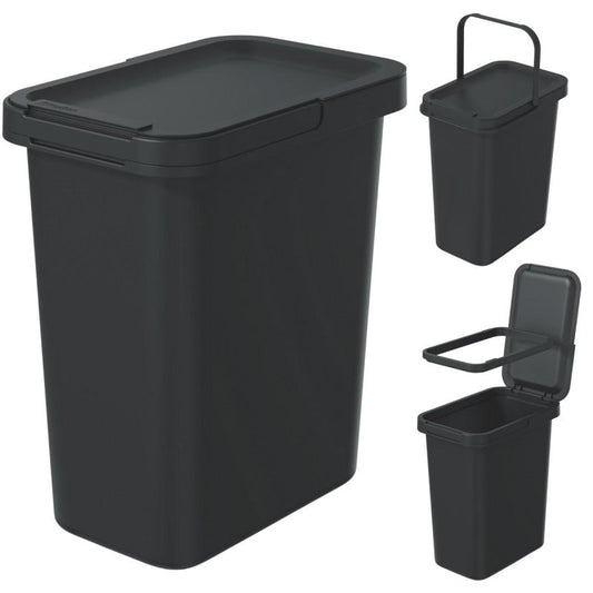 WASTE BIN 12 L SYSTEMA SORTIBOX BLACK RECYCLING Dom I Ogród/Dom/Kosze Na Śmieci Your Sports Performance