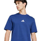 Men's adidas Essentials Small Logo Single Jersey T-shirt blue JF1093 In preparation Adidas