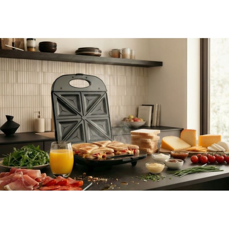 PROMIS 4-SANDWICH TOASTER, BLACK STP25 AGD - Produkty/Opiekacze Your Sports Performance