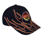 Mitchell & Ness NBA Houston Rockets Flamez Strapback Cap - 6LUXMM20018 HROBLCK Odzież/Czapki/Czapki z daszkiem Your Sports Performance