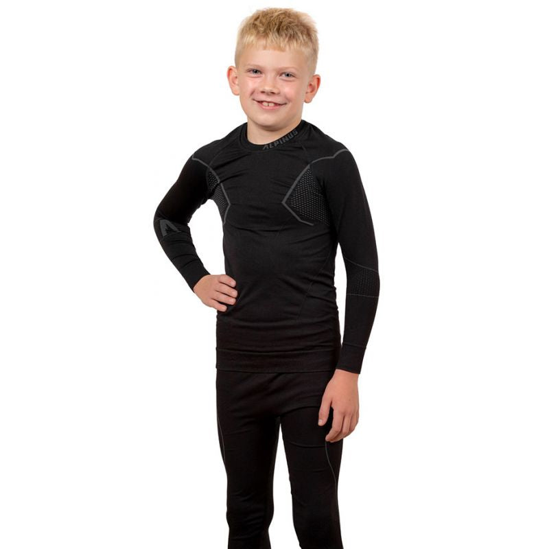 Thermoactive underwear Alpinus Active Set black and gray Jr GT43204 Clothing/Ski/Alpinus Your Sports Performance